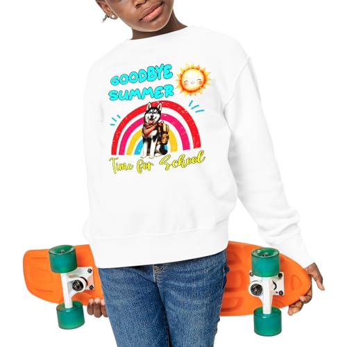 Goodbye Summer Dog Hello Fall Time for School Adult Youth T-Shirt Hoodie Sweatshirt4