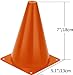 MIVERYEA Cones Sports for Kids Small Training Cones Set for Soccer Practice 24 Pack 7 Inch Agility Field Marker for Football Basketball Drills Plastic Orange Baseball Cone