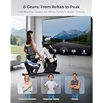 MERACH Recumbent Exercise Bikes for home, Light Commercial High-end Recumbent Bike for Seniors Adults, Magnetic Recumbent Exercise Bike with Smart Bluetooth and Exclusive App, LCD, Heart Rate Handle - Image 5