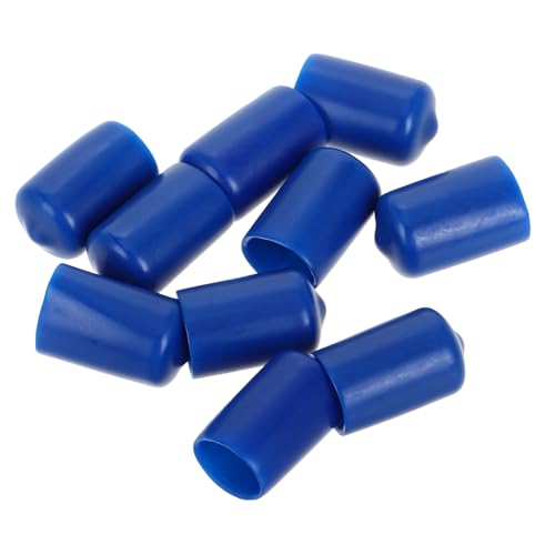 BCOATH Billiard Cue Tip Protectors 10pcs Pool Cue Tip Sleeves Billiard Cue Rubber Covers for Snooker Cue Tip Protection Non-Slip Design