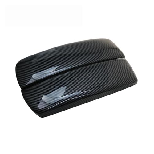 Z^[R\[TChXgbv Car Stowing Tidying Armrest Box for Protective Switch Button Cover Trim For X5 E70 X6 E71 2008-2014(Carbon fib