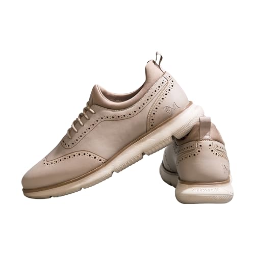 Image of Neeman's Crossover Brogues Stylish Shoes for Men | Oxford Lace-Up Semi Formal Mens Footwear | Casual Comfortable Shoe for Office Wear