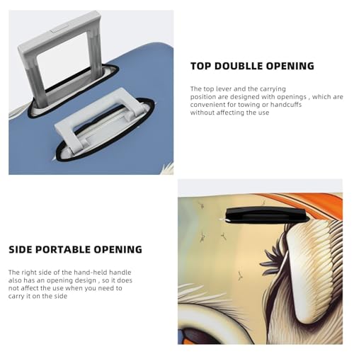 Pelican Birds Luggage Cover Personalized Elastic Washable Suitcase Cover Luggage Protector Auti-Scratch Suitcase Case Protector Fits 18-32 Inch Luggage4