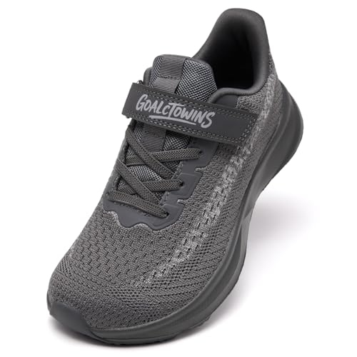 GOALCTOWINS Wide Toe Box Shoes for Boys Girls,Non-Slip...