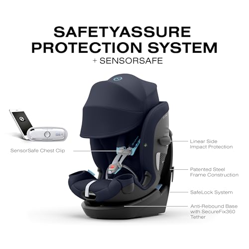 Image of Callisto G 360 Rotating All-in-One Convertible Car Seat - Ocean Blue