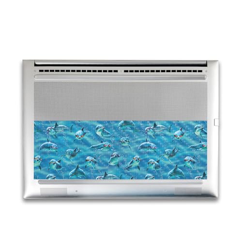 Image of Carbon Fiber Gaming Skin Compatible with HP Envy x360 16 inch (2023) - Dolphin Gang - Premium 3M Vinyl Protective Wrap Decal Cover - Easy to Apply | Crafted in The USA by MightySkins