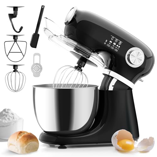 Electactic Stand Mixer With 12 Speed,5.3 Quart Electric Mixer With Tilt Head, Kitchen Mixer for...