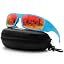 1 Pack - Blue/Red Mirror Lens