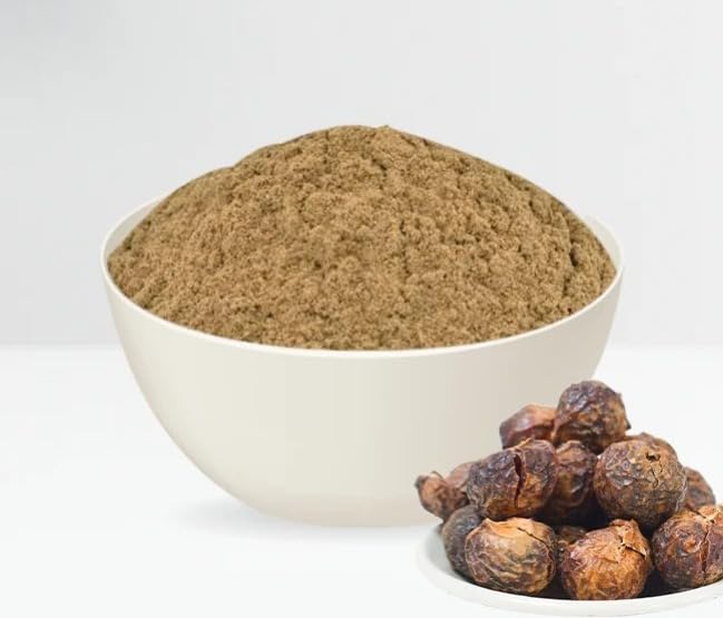 Aritha Powder  3.53 oz de jabón natural puro en polvo  Champú y acondicionador para el cabello a base de hierbas  Sapindus Mukorossi  Solución