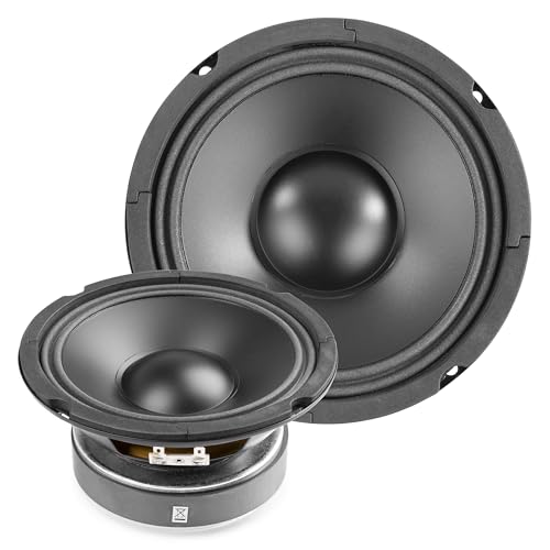 Vonyx WP16 - HiFi Basslautsprecher, 16 cm PP-Membran Chassis Ersatz Lautsprecher, 200 Watt - 8 Ohm Tieftöner - 6,5 Zoll, Membranlautsprecher, Ersatzspeaker, Einbaulautsprecher