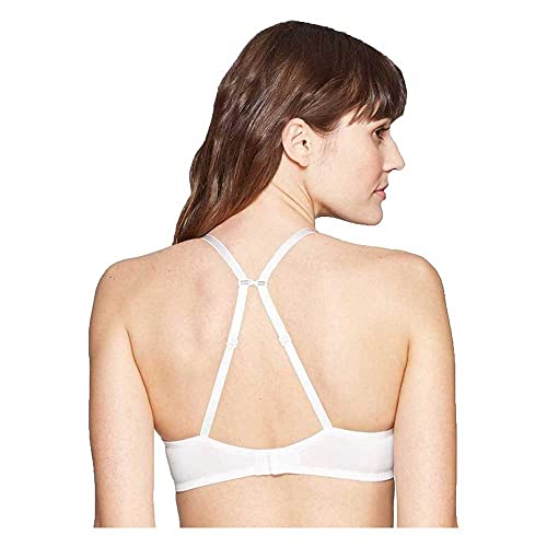 Auden Women's Radiant Plunge Push Up Bra Silver Foil 32D