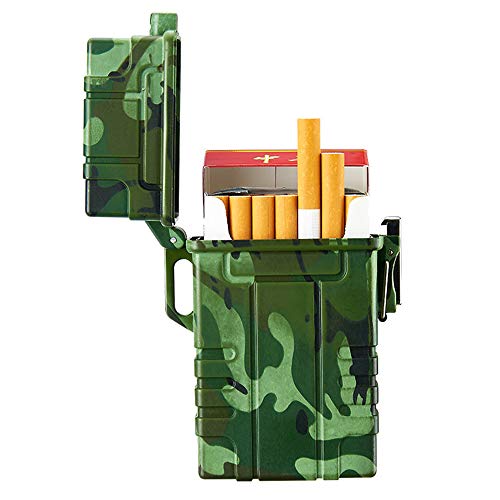 Étui à cigarettes de rangement avec briquet électrique étanche premium
