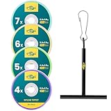 SF Clear Nylon Tippet Line with Holder Fly Fishing Tippets Leaders Trout # Nylon 4-5-6-7X