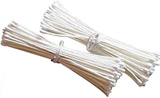 KALAIEN Flower Stamens 2 Bundles of 140-160 Stems Handmade Flowers Pollens Stamens 2-3-Inch (White)