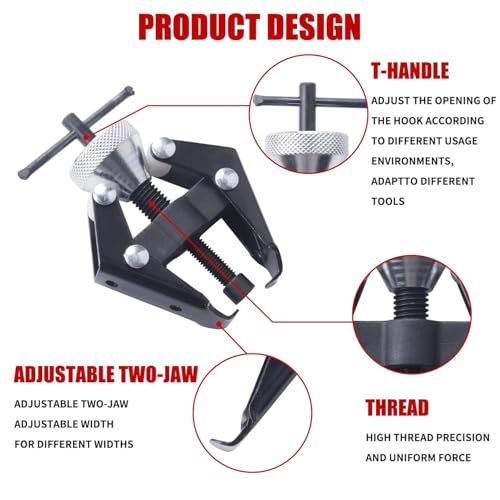 Image of AASONS Battery Terminal and Wiper Arm Puller Tools, Windshield Viper Removal, Heavy-Duty Arm Bearing Remover Pulling Repair Tool