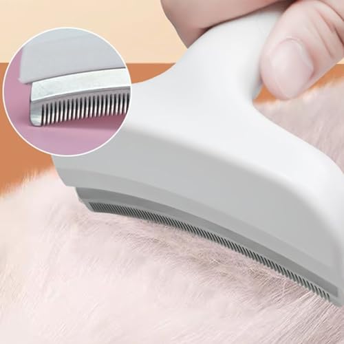 2Pcs-Cat-Comb-V-Tooth-Deshedding-Comb-Set-Celery-Pets-Deshedding-Combes-for-DogsSelf-Cleaning-Flea-Brushes-for-CatsDog-Grooming-Brush-for-Removing-Matted-Loose-Fur