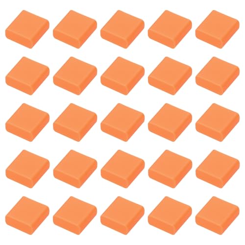 Tapas USB 2.0 de silicona uxcell color naranja para cable de datos macho pack de 60 unidades