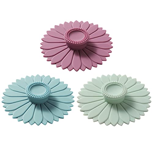 Sunflower Silicone Cup Covers (Set of 3)