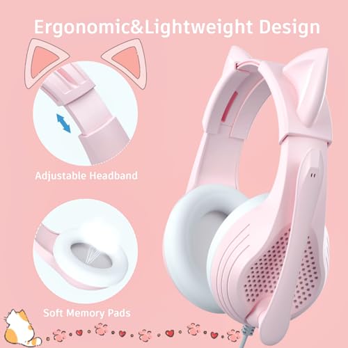 Anivia Pink Gaming Headset Anivia-a9nx-pink の商品画像 1