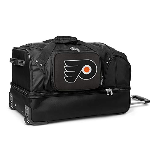 NHL Philadelphia Flyers Rolling Drop-Bottom Duffel Bag