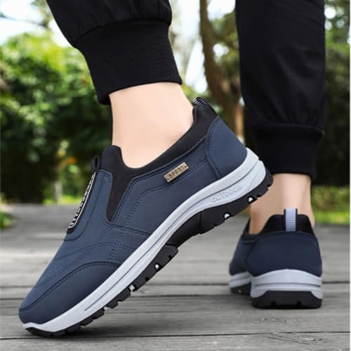 Men's Orthopedic Walking Shoes Comfortable Waterproof Orthopedic Walking Shoes Slip-On Outdoor Sneakers Hiking Sneakers3