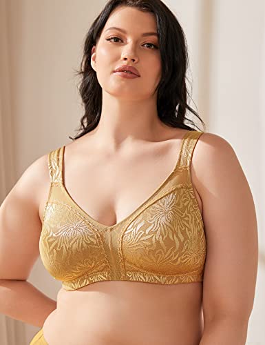 Image of Wingslove Women's Full Coverage Non Padded Comfort Minimizer Wire-Free Bra Plus Size