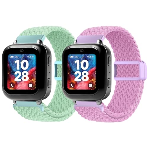 Bracelets Cosmo JrTrack 3 et 2 par SimpleThings en nylon tressé x2
