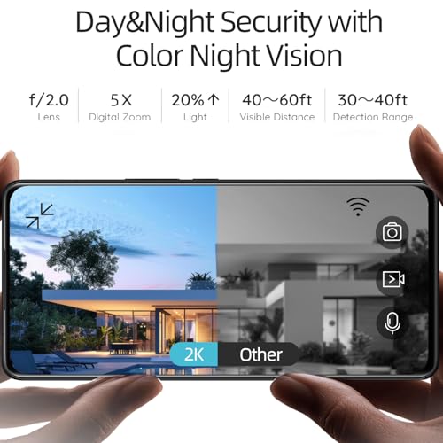 Rraycom W1 4-Pack 2K Battery-Powered Security Camera (Dual-band WiFi, No Forced Subscription) — view 7