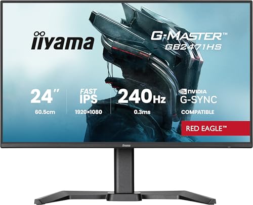 iiyama GB2471HS-B1-23.8' IPS, 1920x1080/240Hz, 2H1DP, Has