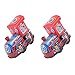 Yardwe Locomotiva di Natale Wind Up Train: Natale Treno giocattolo Antico Clockwork Treno Modello Giocattolo Bambini Giocare Treno Clockwork Toy Vacanza Bag Stuffer 2pcs