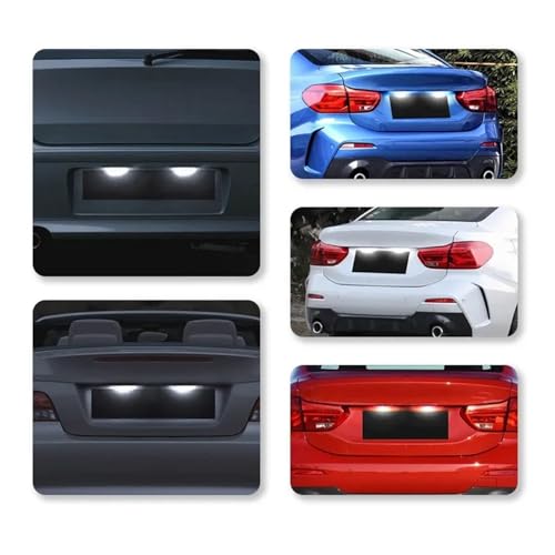 Luz coche matrícula LED BMW E63 E64 F13 K48 lámpara placa sin error 5