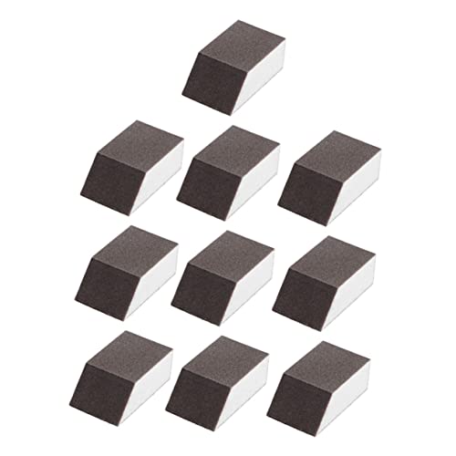 WEKADRIN 10 Piezas Esponjas de Carburo de Reemplazables para Limpieza Multiusos Fuerte Descontaminación y Alta Absorción Esponjas Abrasivas para Cocina y Baño