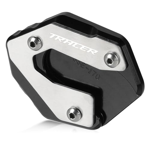 Extensión de soporte lateral para moto Tracer 900, Tracer GT, XSR 900 y FJ-09, color negro 4
