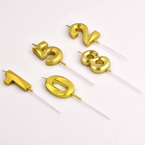 Vesaneae Numero 0/1/2/5/8,12 cm,Numero Candele