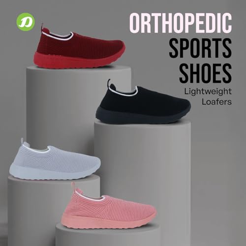 Image of DOCTOR EXTRA SOFT Lightweight Memory Foam Women's Shoes | Walking,Gym,Training,Running,Casual,Sports,Athletics| Stylish,Flexible,Comfortable| Slip-On,Loafers,Lace-Up,Sneaker for Ladies & Girls D-1004