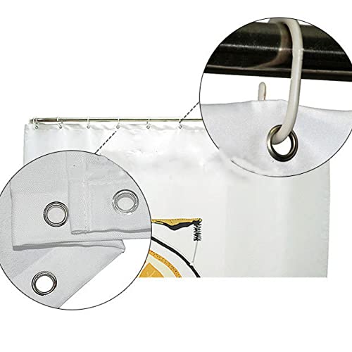 4-teiliges Badezimmer-Matten-Set, rutschfeste Pastoral-Bambus-Badematte, Duschvorhang, Bodenmatte, waschbarer Badezimmer… – Bild 7