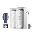 VIOMI Pure B6W 600 GPD Reverse Osmosis System and 40 Micron Spin Down Sediment Filter Bundle, Whole House Water Filtration System for City Water