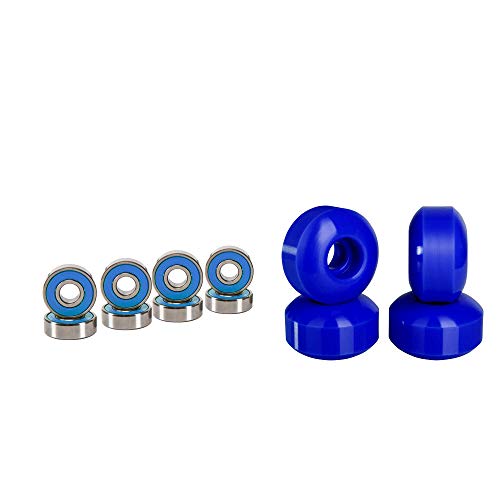 Cal 7 52mm Blue Wheels Bearings Combo Set