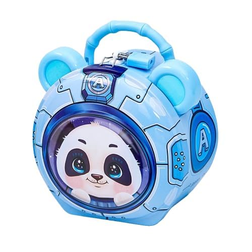 Image of Money Saving Bank with Coin Slot / /Creative Cartoon Design Money Bank / /Plastic Piggy Bank for Boys & Girls (Pack of 1) (Panda)
