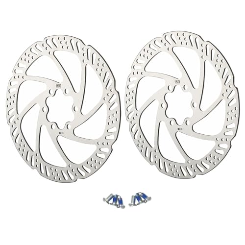 CLKE 2 Stück Fahrrad Bremsscheibe, Scheibenbremse Fahrrad, Bremsscheibe...