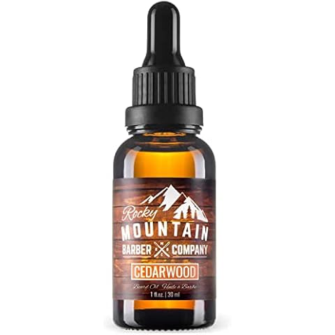 Beard Oil & Leave-in Conditioner - 100% Natural - Cold-Pressed 9 Oil Blend with Cedarwood Scent, Nutrient Rich Eucalyptus, Jojoba, Tea Tree, Coconut Oil Cover