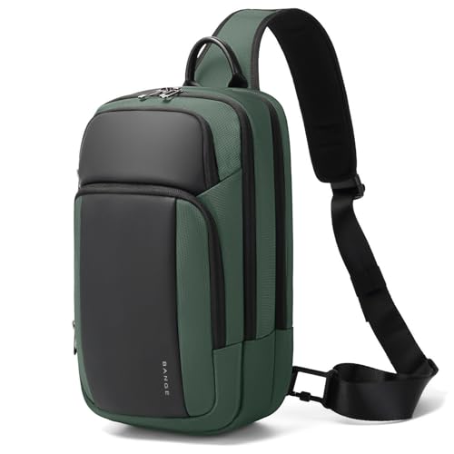 BANGE large Sling Backpack, Men Crossbody Bag, Men's Shoulder Bag for Travel and Work, Casual Cross Body Bag for Men and Women