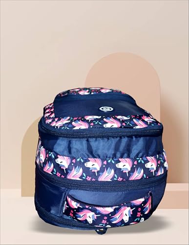 Image of PB Pearlbags LARSEN 21L Printed Casual Backpack,3 Compartment,Premium Fabric,Water Resistant Anti Theft,School & College Bag for Boys and Girls,Office & Travel Bag for Men and Women,46X31X15 Cms