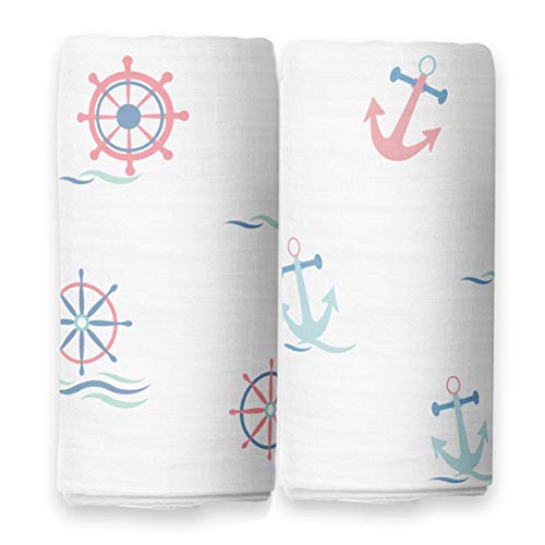 Image of The White Cradle Muslin Swaddle for Newborn Baby, Organic Cotton Wrap White