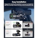 Vantrue N2X 2.7K Dash Cam Front and Inside, STARVIS 2 PlatePix Car Camera - Image 6
