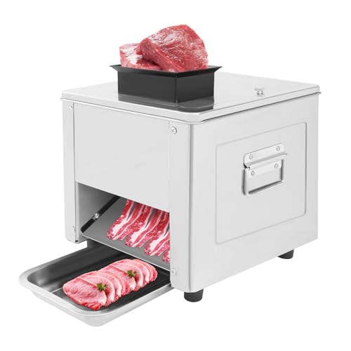 Máquina eléctrica cortadora de carne 330lb/h acero