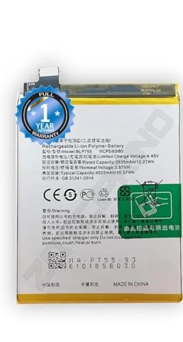 Image of Original BLP755 Battery for Oppo Reno 3 Pro CPH2035, CPH2037, CPH2036 Battery with 1 Year Warranty***(N175)