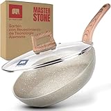 ULTRACHEF Sarten De Aluminio Con Tapa De Vidrio Ultrachef Master Stone Blanco 20 cm
