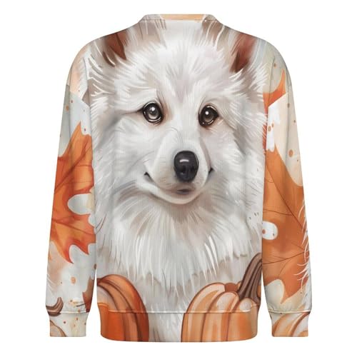 Mens Crewneck Sweater Dog Autumn Crew Neck Sweater for Men Casual Party Holiday Pullover4