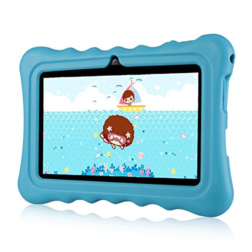 Ainol Tablette Enfant, Q88 - Android 7.1 7", 1Go RAM 8Go ROM,Poids Léger Portable, Kid-Proof, Silicone Housse de...